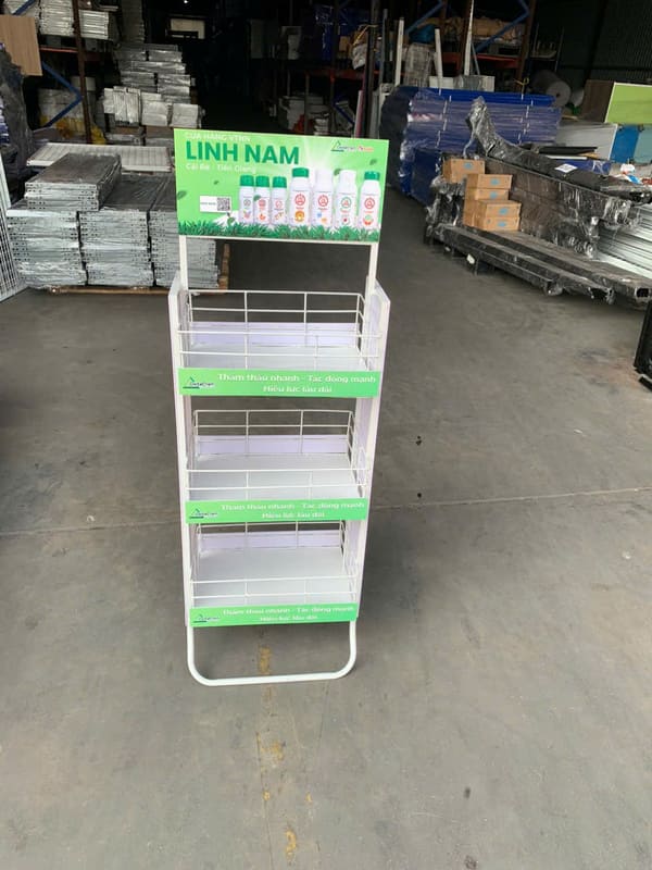 Kệ Posm giới thiệu sản phẩm thuốc bảo vệ thực vật