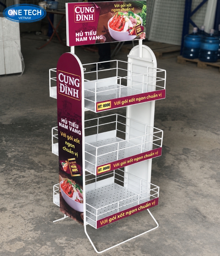 Mẫu kệ quảng cáo sản xuất cho thương hiệu mỳ Cung Đình