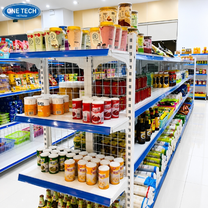 Tập Đoàn One Tech cung cấp kệ siêu thị Hải Phòng giá tốt