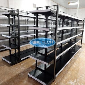Kệ siêu thị màu đen