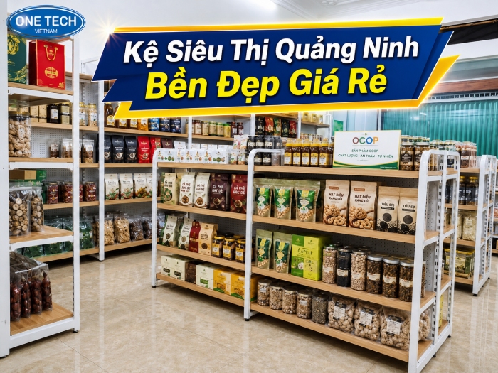 Kệ siêu thị Quảng Ninh bền đẹp giá rẻ