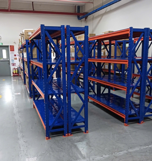 Mẫu kệ lưu trữ sử dụng trong kho hàng vừa và nhỏ