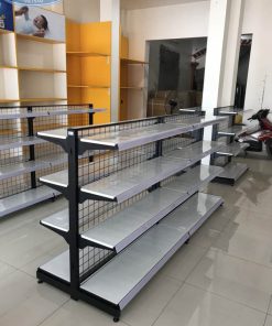 Kệ lưng lưới đôi 4 tầng dài 70cm