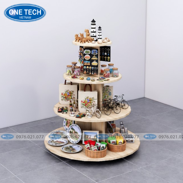 ke tron trung bay do luu niem