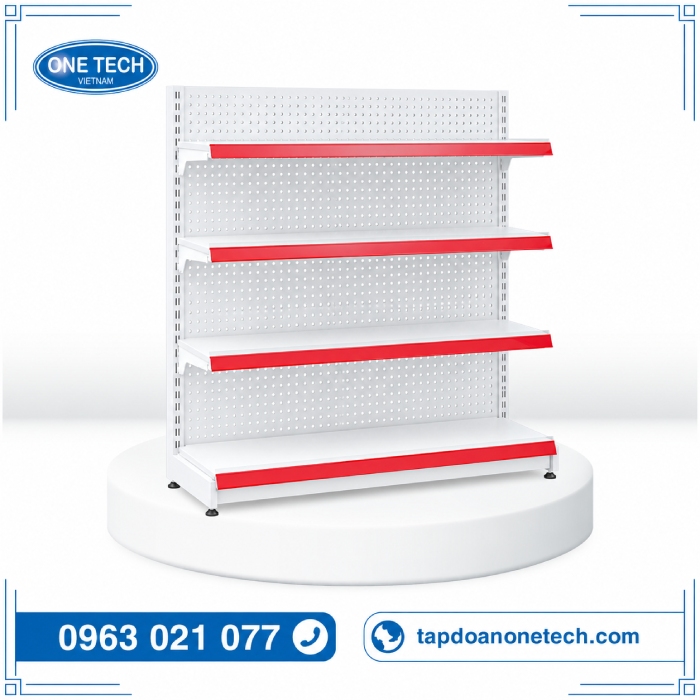 Kệ đơn tôn lỗ 4 tầng C150 D120 cm