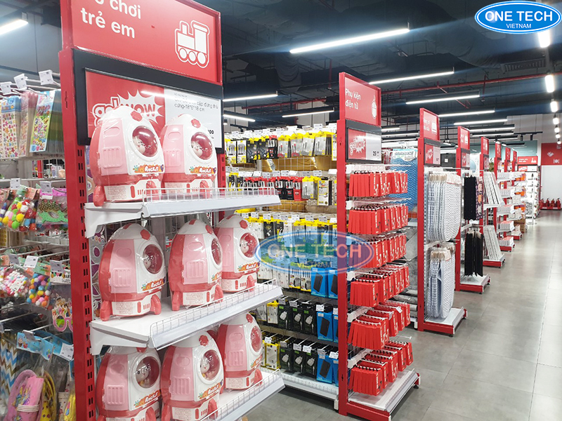 Lắp giá kệ tại siêu thị GO Đà Nẵng