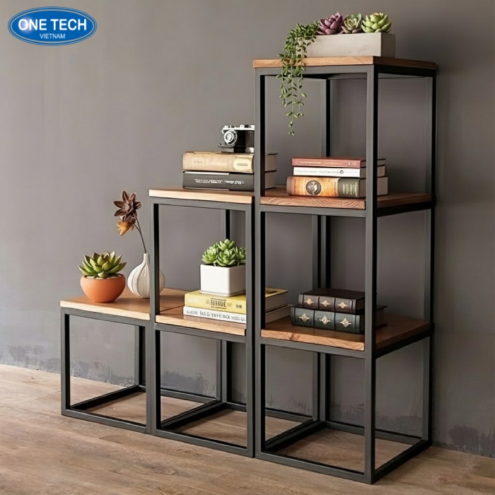 ke trung bay sen da chau cay canh