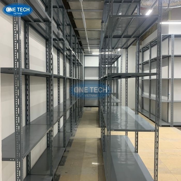 Dự án lắp đặt kệ kho V lỗ cho Công ty TNHH quốc tế Hải Long