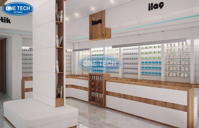 Kệ trưng bày sản phẩm chức năng thông minh