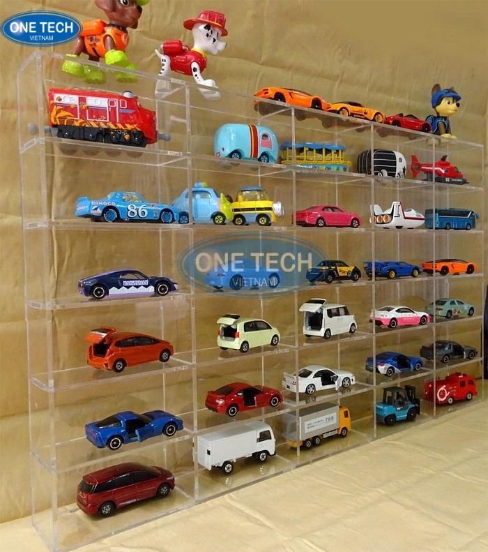 ke trung bay mo hinh mica