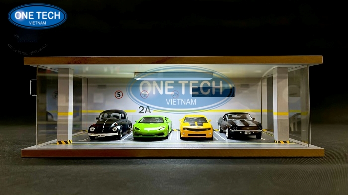 ke trung bay xe mo hinh