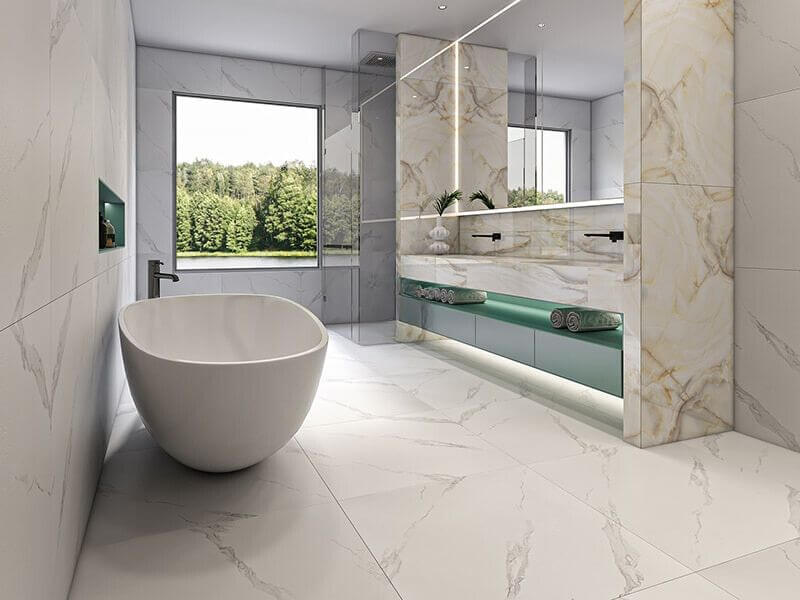 Mẫu gạch lát nền đẹp cho nhà tắm, nhà vệ sinh