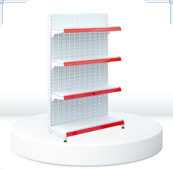 Mẫu kệ siêu thị tôn liền thiết kế hiện đại