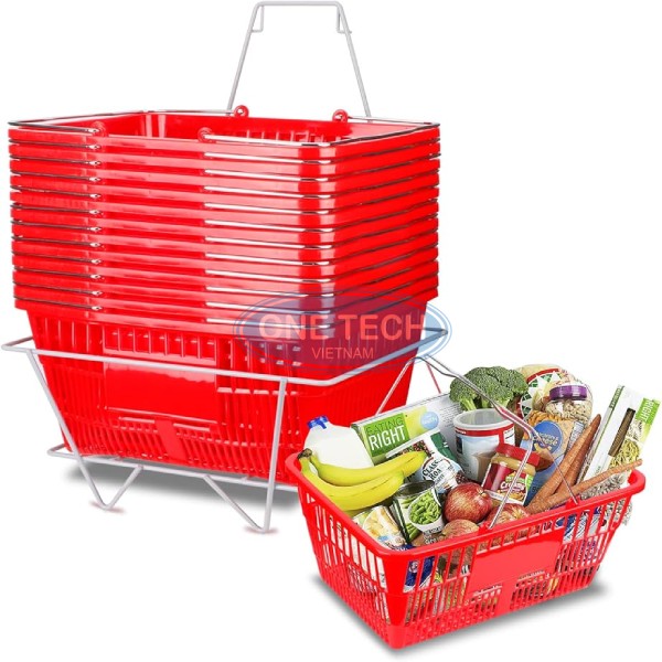 Kích thước giỏ nhỏ gọn, có thể chứa được 20kg hàng hóa