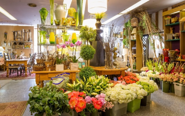 bo tri khong gian shop hoa