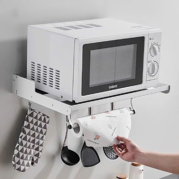 Mẫu kệ treo tường đặt lò vi sóng