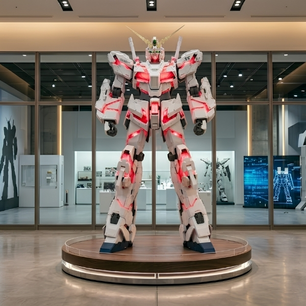 Bục trưng bày mô hình robot