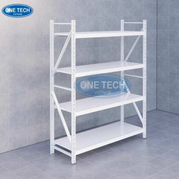 Mẫu kệ trung tải màu trắng chịu lực tốt, bền đẹp