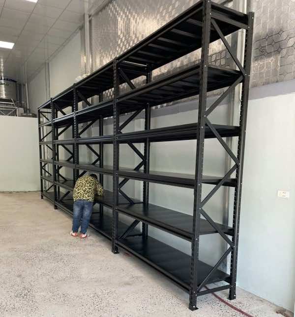 Mẫu kệ trung tải màu đen 6 tầng
