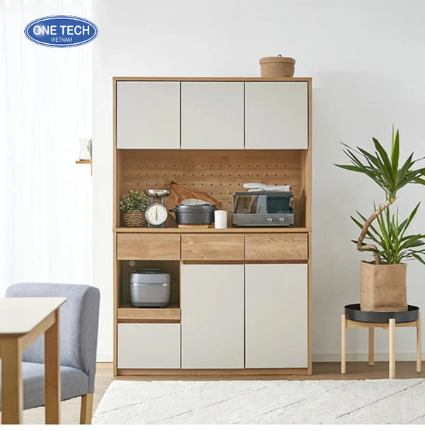Mẫu kệ bếp đa năng bằng gỗ