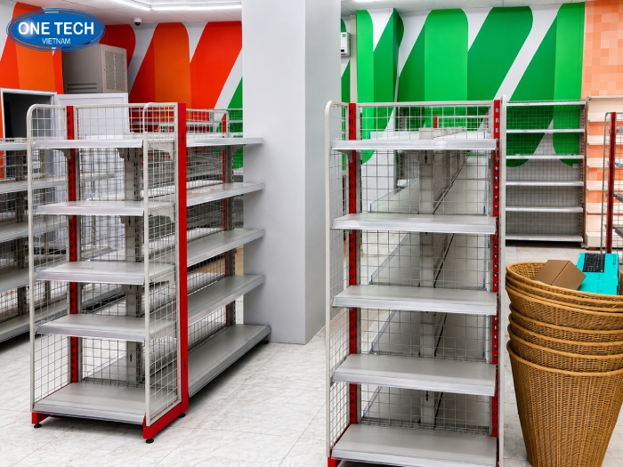 Tập Đoàn One Tech sản xuất kệ siêu thị giá rẻ tại Bình Dương