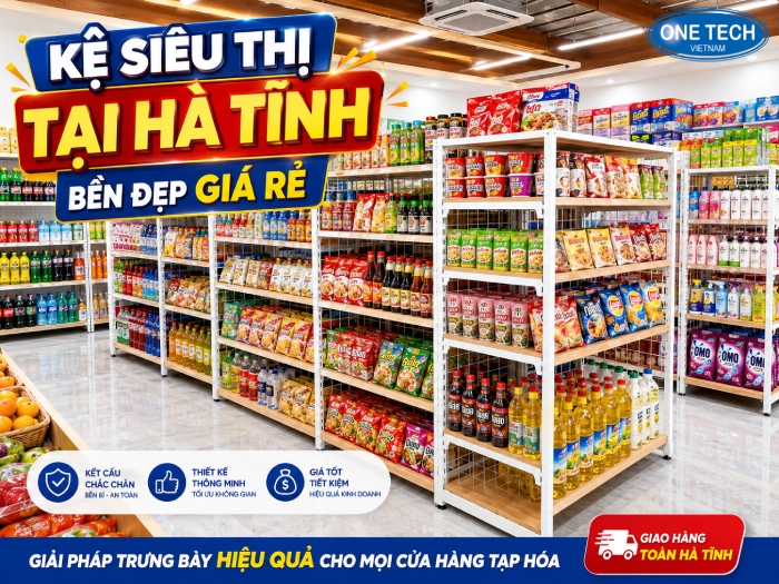 Kệ siêu thị tại Hà Tĩnh chất lượng giá rẻ