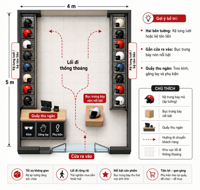 thiet ke cua hang mu bao hiem 20m2