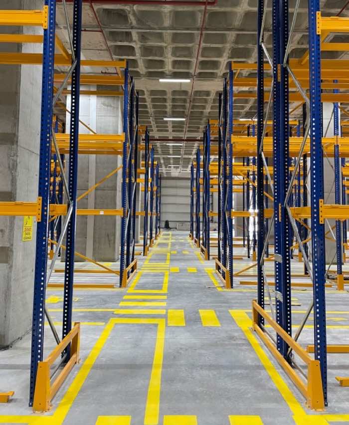 Kệ hạng nặng thiết kế phù hợp nguyên tắc xuất nhập LIFO
