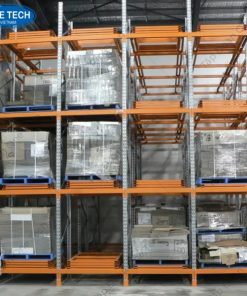 Mẫu kệ Push Back chứa hàng