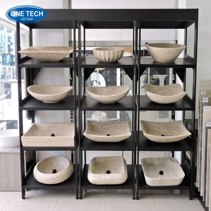 Kệ sắt để bồn rửa mặt