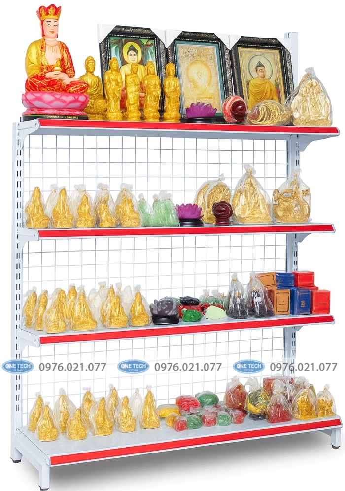 Kệ lưng lưới để tượng Phật, tượng Thần Tài