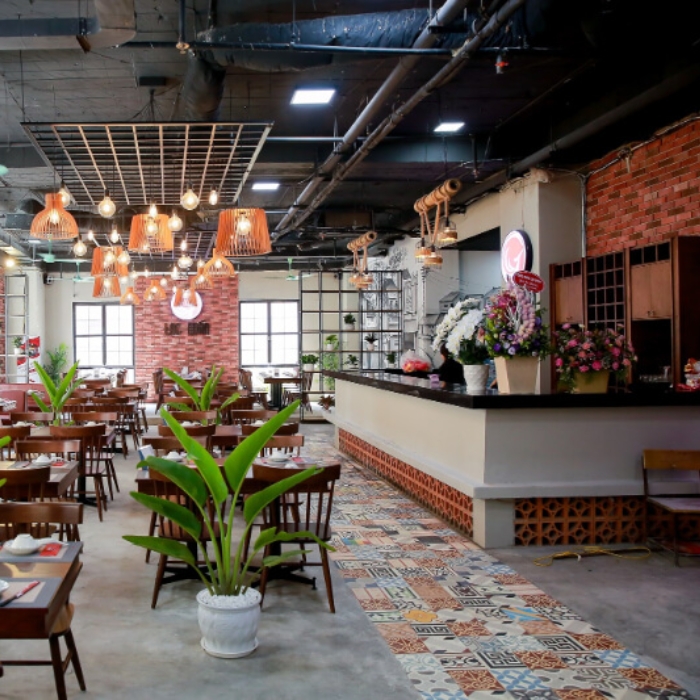 Quầy thu ngân quán ăn