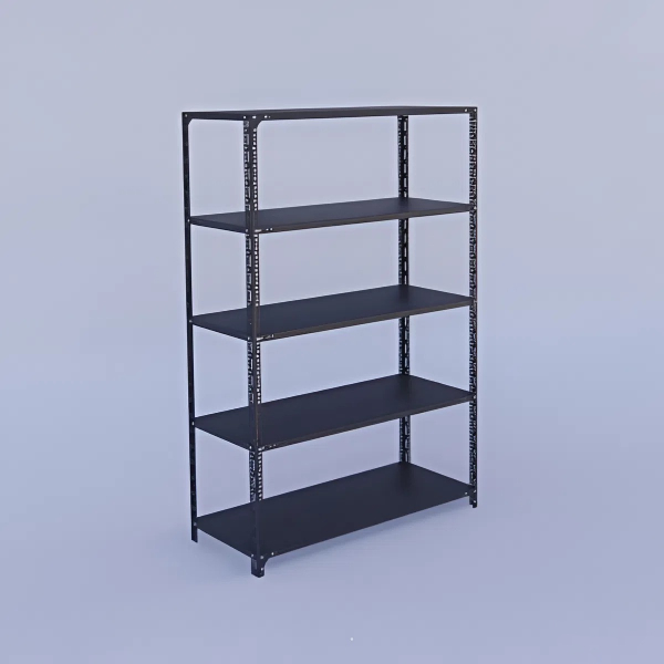 Kệ có 5 tầng lưu trữ, có thể kết hợp đặt các vật dụng khác