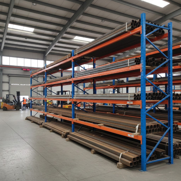 Kệ trung tải 700kg để ống thép dài