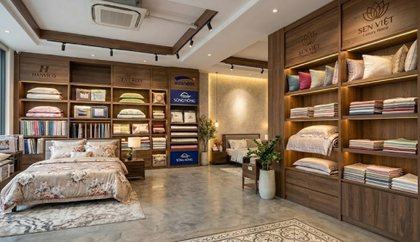Kệ để chăn ga gối đệm