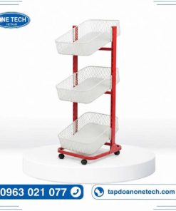 Kệ siêu thị giỏ lưới