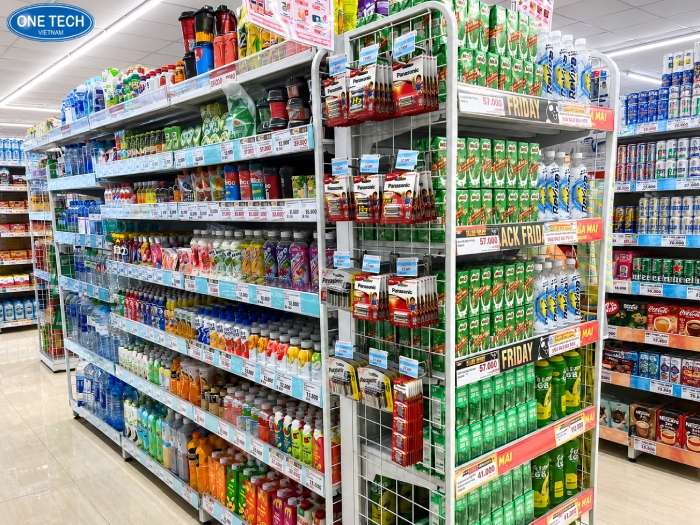 Dự án lắp kệ siêu thị tại Aeon Maxvalu Nam Thăng Long