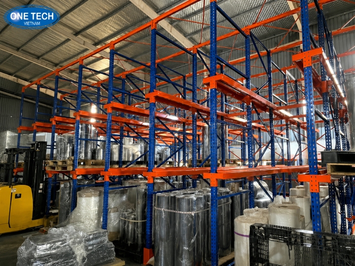 Dự án lắp kệ Drive In kho 1200m2 Hưng Yên