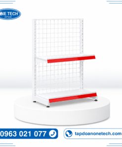 Kệ đơn lưng lưới 2 tầng C150 x D90 cm