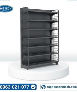 Kệ đơn tôn liền 7 tầng có rào chắn