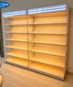 Alternative view of Kệ khung sắt mâm tôn lắp đèn Led dưới mâm