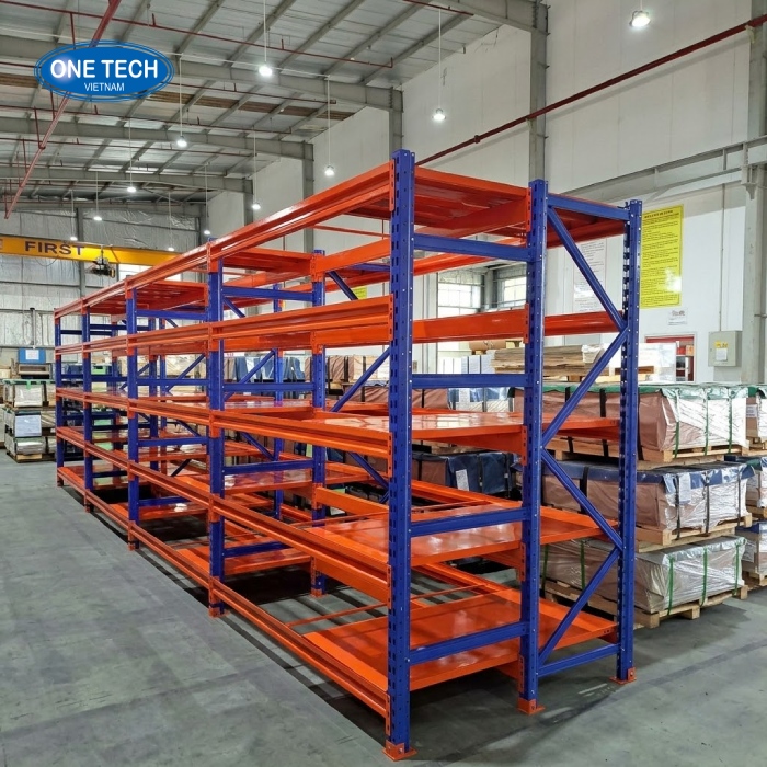 Kệ trung tải 5 tầng 3 chân trụ