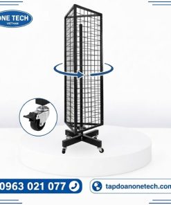 Kệ sắt tam giác xoay được 360 độ