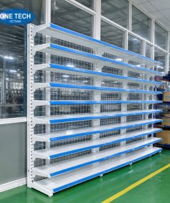 Kệ siêu thị 10 tầng lưng lưới