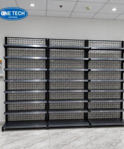 Kệ siêu thị 8 tầng lưng lưới