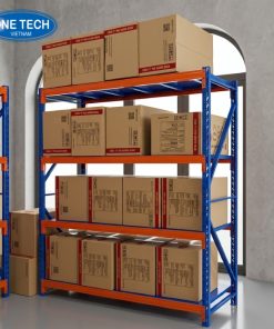 Kệ trung tải 4 tầng cao 2m tải trọng 300kg
