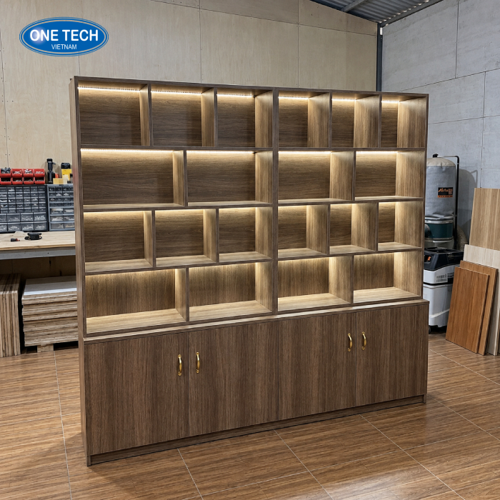 Kệ gỗ MDF nhiều ngăn